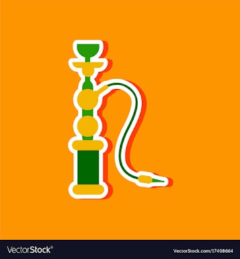 Paper sticker on stylish background of smoke vector image
