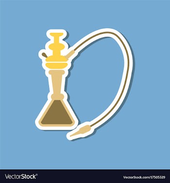 Paper sticker on stylish background of smoke vector image