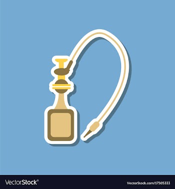 Paper sticker on stylish background of smoke vector image