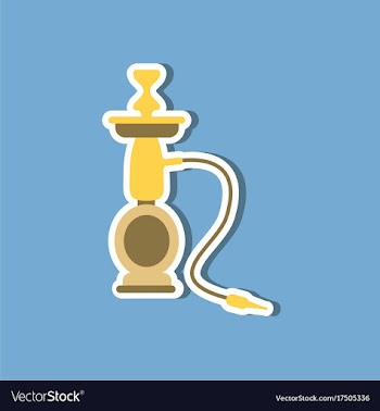 Paper sticker on stylish background of smoke vector image