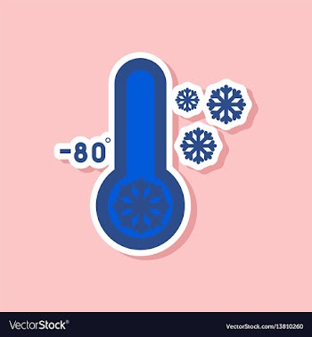 Paper sticker on stylish background of thermometer vector image