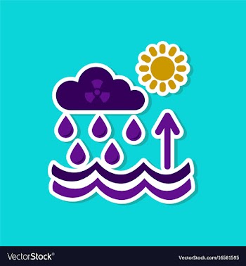 Paper sticker on stylish background of vector image
