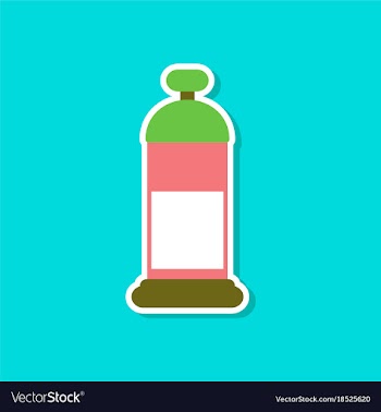 Paper sticker on stylish background offee maker vector image