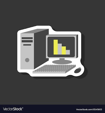 Paper sticker on stylish background office vector image
