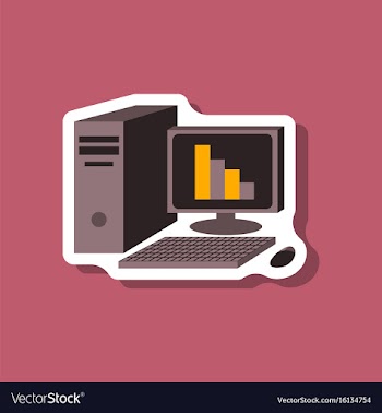 Paper sticker on stylish background office vector image