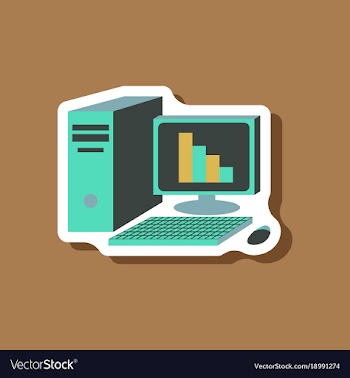 Paper sticker on stylish background office vector image