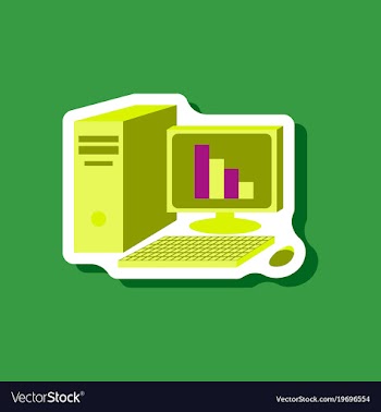 Paper sticker on stylish background office vector image