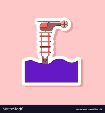 Paper sticker on stylish background people in vector image