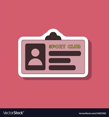 Paper sticker on stylish background personal card vector image