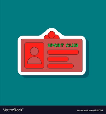 Paper sticker on stylish background personal card vector image