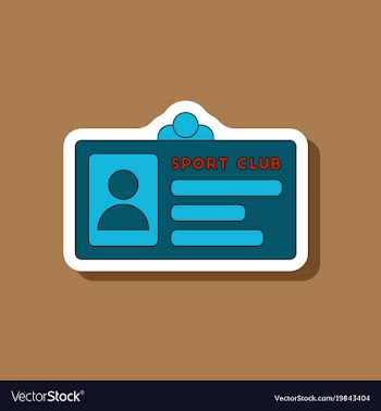 Paper sticker on stylish background personal card vector image
