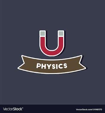 Paper sticker on stylish background physics lesson vector image