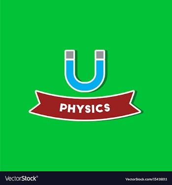 Paper sticker on stylish background physics lesson vector image