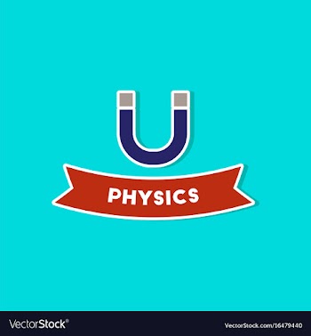 Paper sticker on stylish background physics lesson vector image
