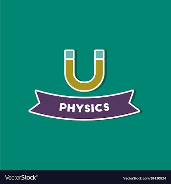 Paper sticker on stylish background physics lesson vector image