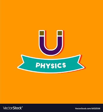 Paper sticker on stylish background physics lesson vector image