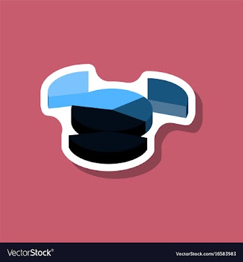 Paper sticker on stylish background pie chart vector image