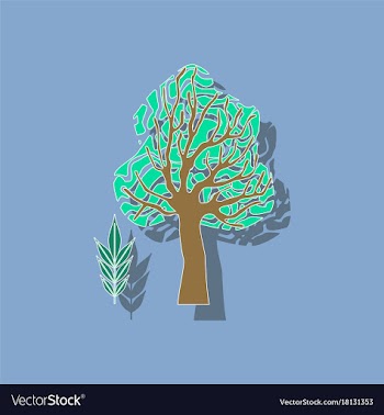 Paper sticker on stylish background plant fraxinus vector image