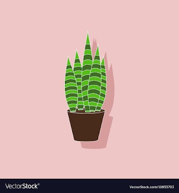 Paper sticker on stylish background plant vector image