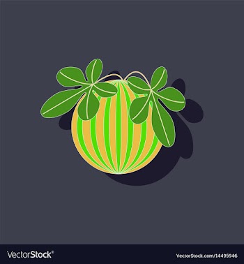 Paper sticker on stylish background plant vector image