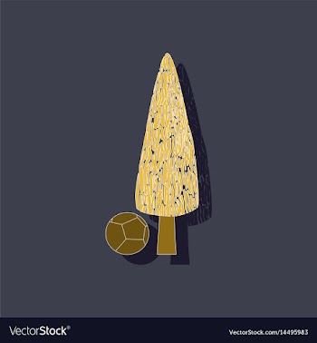 Paper sticker on stylish background plant vector image