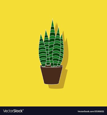 Paper sticker on stylish background plant vector image