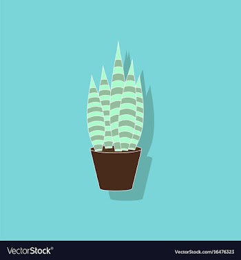 Paper sticker on stylish background plant vector image