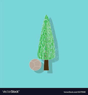 Paper sticker on stylish background plant vector image
