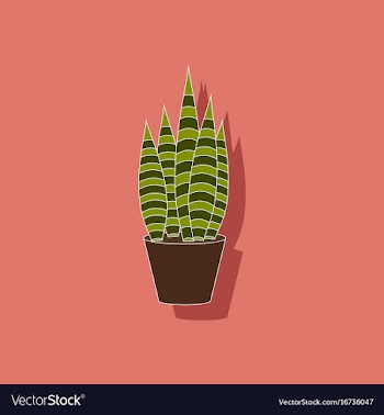 Paper sticker on stylish background plant vector image