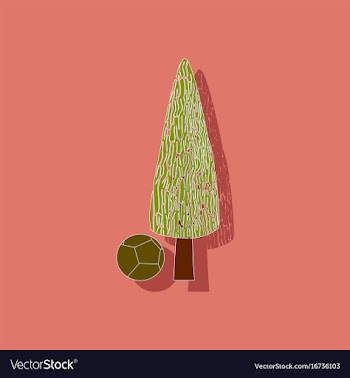 Paper sticker on stylish background plant vector image