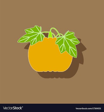 Paper sticker on stylish background plant vector image