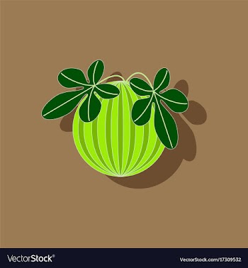 Paper sticker on stylish background plant vector image