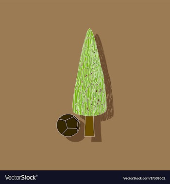 Paper sticker on stylish background plant vector image