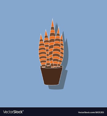 Paper sticker on stylish background plant vector image