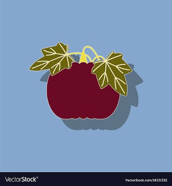 Paper sticker on stylish background plant vector image