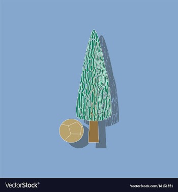 Paper sticker on stylish background plant vector image