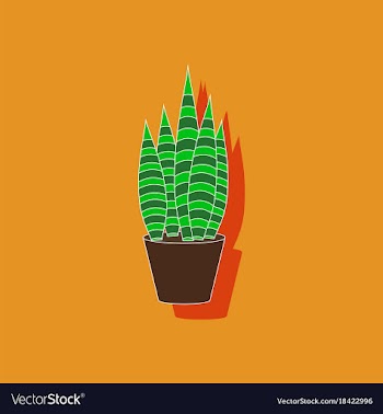 Paper sticker on stylish background plant vector image
