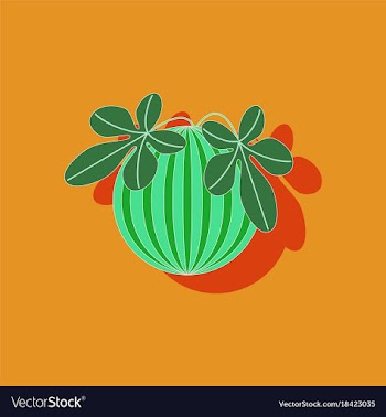Paper sticker on stylish background plant vector image