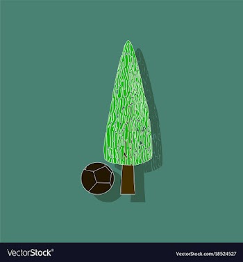 Paper sticker on stylish background plant vector image