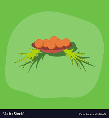 Paper sticker on stylish background plate oranges vector image