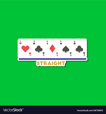 Paper sticker on stylish background poker cards vector image