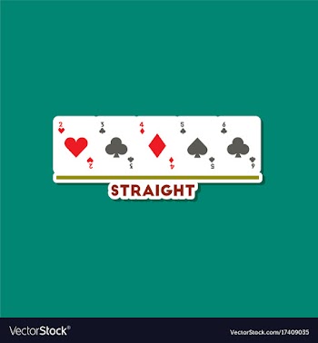 Paper sticker on stylish background poker cards vector image