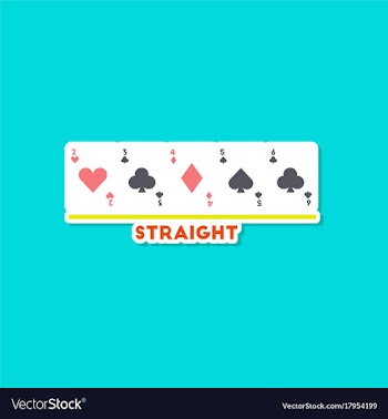Paper sticker on stylish background poker cards vector image