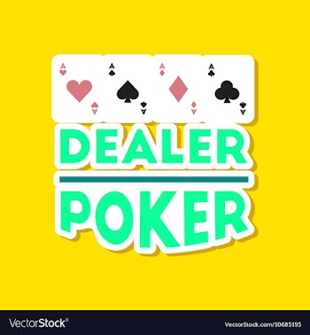 Paper sticker on stylish background poker casino vector image