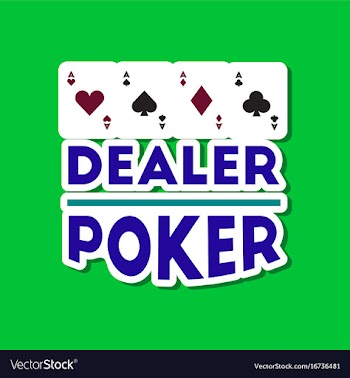 Paper sticker on stylish background poker casino vector image