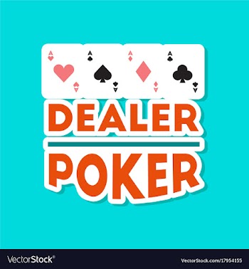 Paper sticker on stylish background poker casino vector image