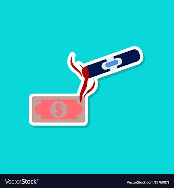 Paper sticker on stylish background poker cigar vector image