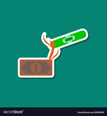 Paper sticker on stylish background poker cigar vector image