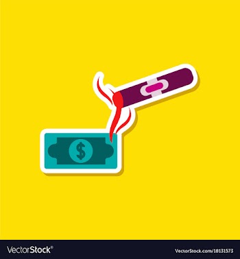 Paper sticker on stylish background poker cigar vector image