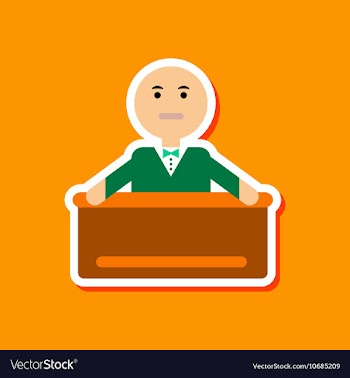 Paper sticker on stylish background poker man vector image